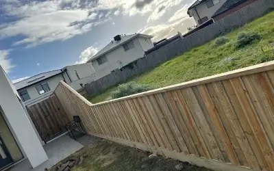 Custom Timber Fence Installation